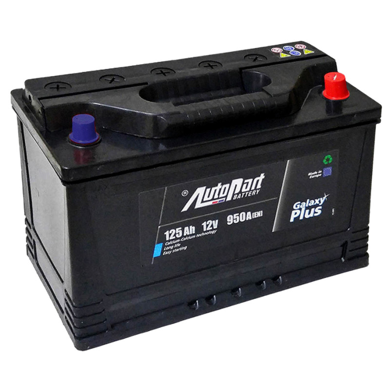 Автомобильный аккумулятор Autopart Galaxy Plus 6СТ 125 (-/+) 12В, 950А