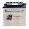Аккумулятор 9Ah-12v MB9L-B (YB9L-B) Midac Moto (137х76х140), R, EN80