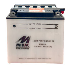 Акумулятор 9Ah-12v MB9L-B (YB9L-B) Midac Moto (137х76х140), R, EN80