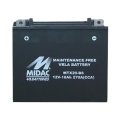 Аккумулятор 18Ah-12v MTX20-BS (YTX20-BS) Midac Moto (175х87х155), L, EN270