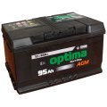 Автомобильный аккумулятор Optima AGM 6СТ-95 12В 95Ач 850А