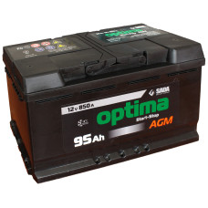 Автомобильный аккумулятор Optima AGM 6СТ-95 12В 95Ач 850А