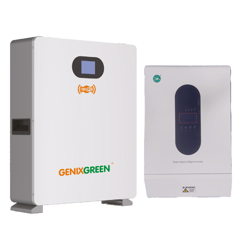 Комплект резервного питания  Donnergy 5кВт/ GENIXGREEN LiFePO₄ 51,2В 5,12кВт