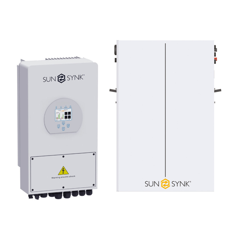 Комплект для резервного питания SUNSYNK 5,5кВт/  SUNSYNK LiFePO4 51,2В 10,24кВт