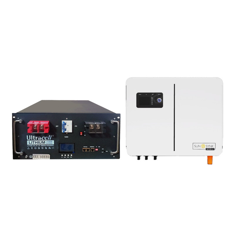 Комплект резервного питания SUNSYNK Lynks 6кВт / Ultracell LiFePO4 51,2В 200Aч 10,24кВт