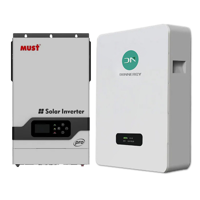 Комплект резервного питания MUST 5,2кВт/ Donnergy B5K- XWLA 5.12KWh 51.2VDC 100Ah LiFePO₄