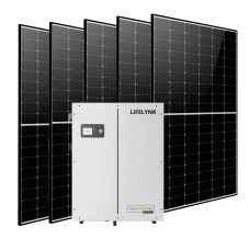 Солнечная электростанция 2кВт (SUNSYNK lifelynk S  2кВт/  2,5кВт/ 5x DMEGC 465Вт)
