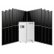 Солнечная электростанция 3,6кВт (SUNSYNK lifelynk X  3,6кВт/  3,84кВт/ 8x DMEGC 465Вт)