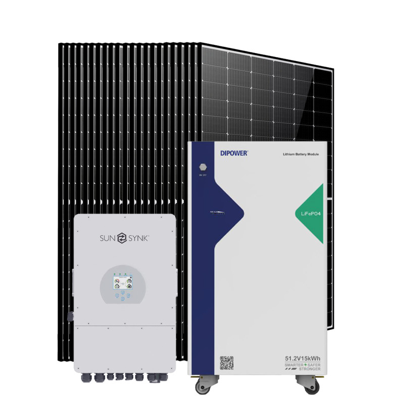 Солнечная электростанция 12кВт (SUNSYNK 12кВт/ LiFePO4 15,36кВт/ 26x DMEGC 465Вт)