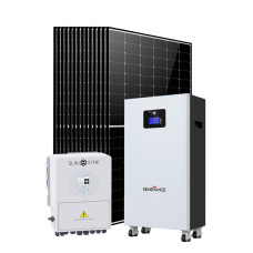 Солнечная электростанция 5,5кВт (SUNSYNK 5,5кВт/ LiFePO4 16,08кВт/ 14x DMEGC 465Вт)