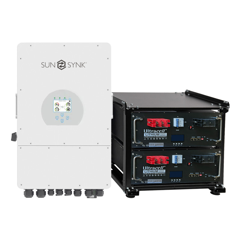 Комплект резервного питания SUNSYNK 12кВт/ 2х Ultracell LiFePO4 51,2В 200Aч 10,24кВт