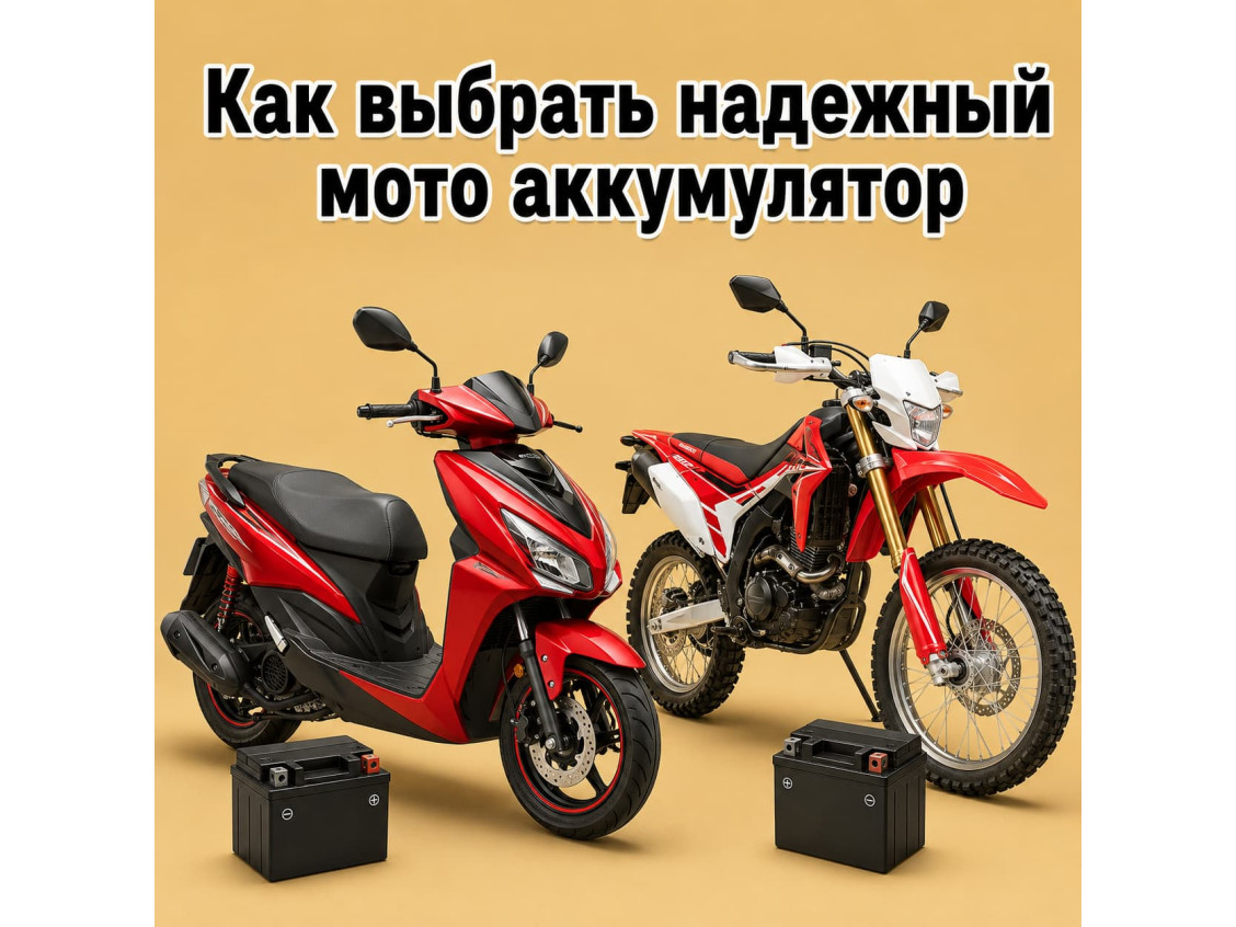 Как выбрать аккумулятор для мотоцикла