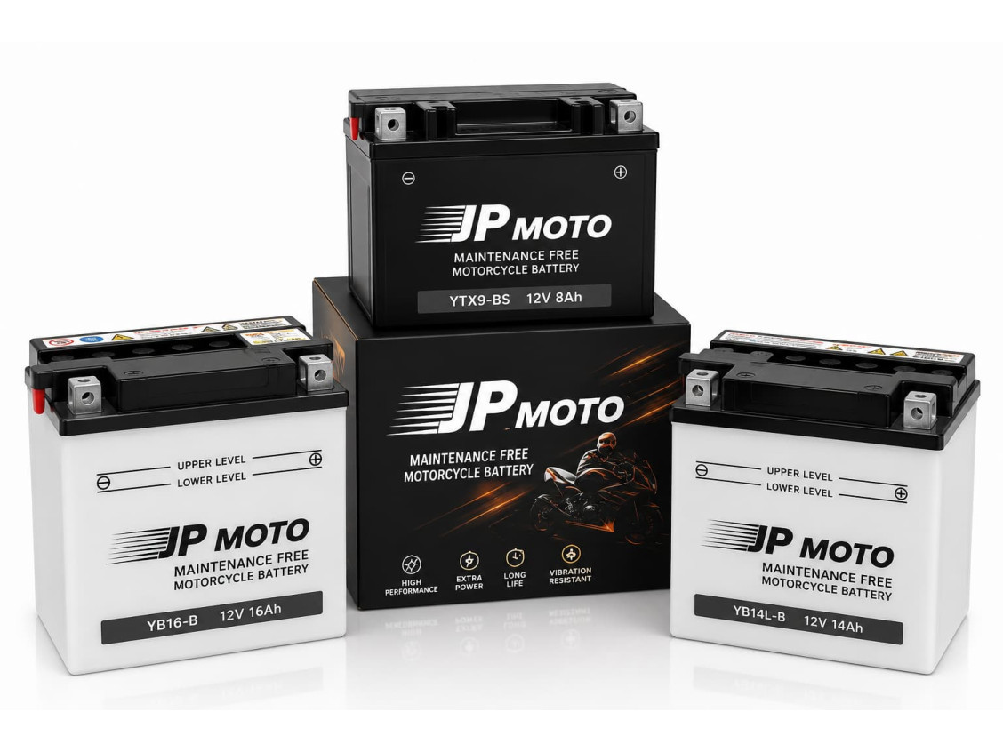 Пополнение ассортимента мотоциклетных аккумуляторных батарей JP Moto