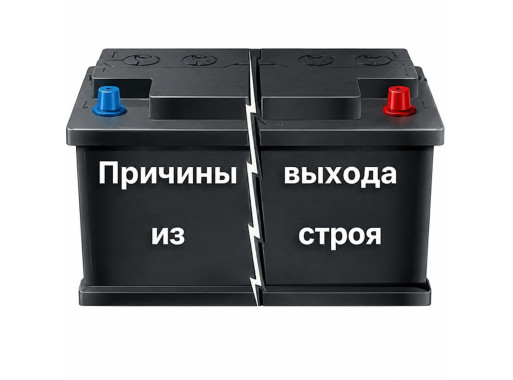 Причини виходу з ладу акумуляторних батарей