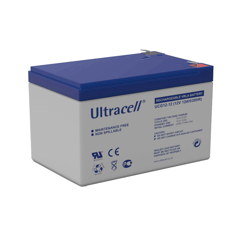 Батарея аккумуляторная Ultracell UCG12-12, 12В, 12Ач,