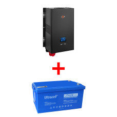 Комплект резервного питания LogicPower 2,5кВт/ Ultracell LiFePO4 24В 100Aч  2,56kВт