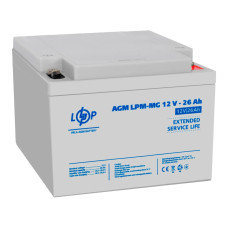Батарея аккумуляторная LogicPower LPM-MG 12V - 26 Ah, 12В, 26Ач, AGM