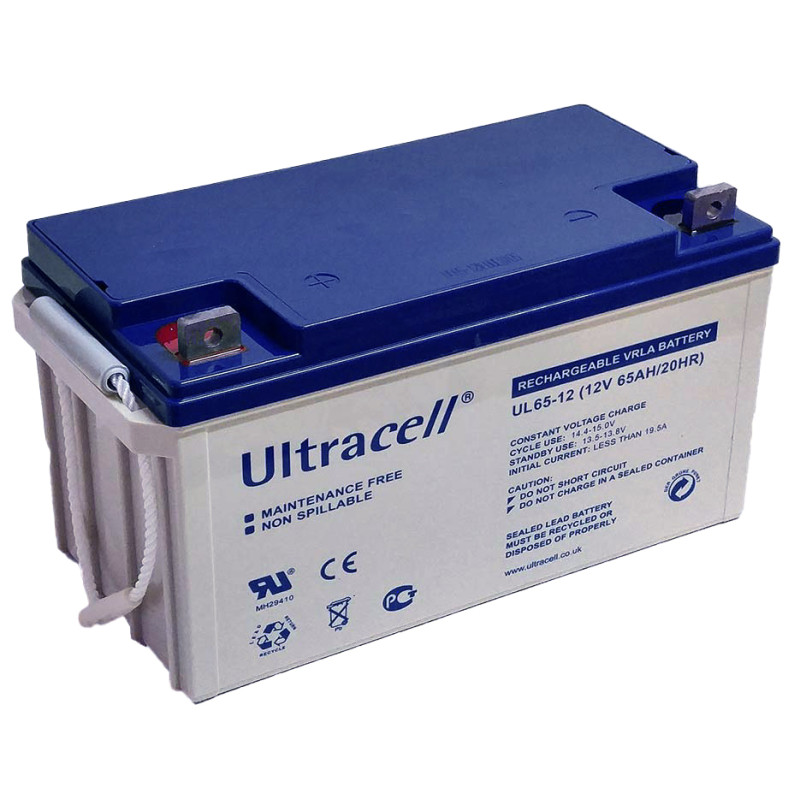 Батарея аккумуляторная Ultracell UL65-12, 12В, 65Ач, AGM