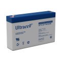 Батарея аккумуляторная Ultracell UL7-6, 6 В, 7Ач, AGM