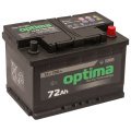Автомобильный аккумулятор Optima 6СТ-72 (-/+) Евро оптима 12В 72Ач 720А низкий