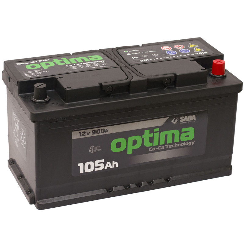 Автомобильный аккумулятор Optima 6СТ-105 (-/+) Евро оптима 12В 105Ач 900А