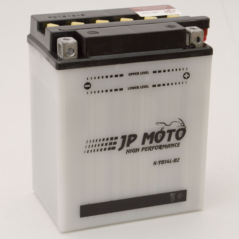 Аккумулятор 14Ah-12v CB14L-B2 (YB14L-B2) JP MOTO (134х89х166), R, EN185