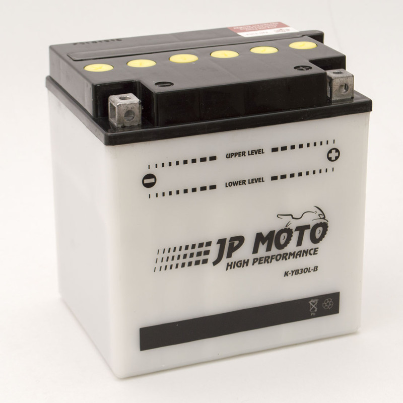 Аккумулятор 30Ah-12v CB30L-B (YB30L-B) JP MOTO (168х132х176), R, EN300