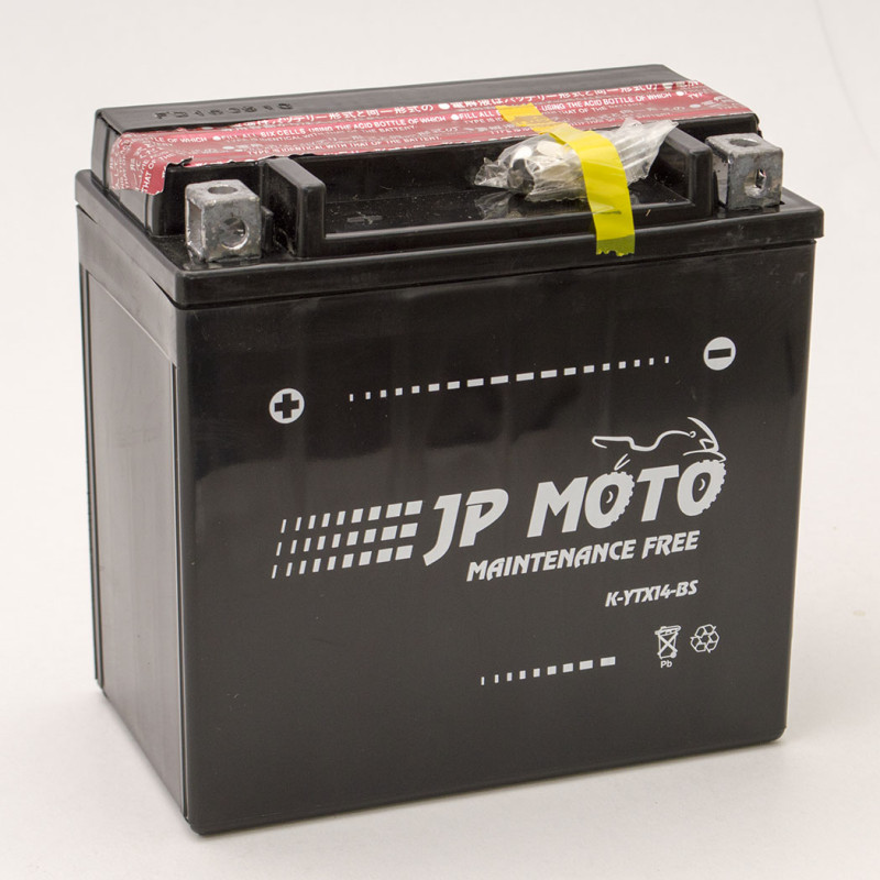 Аккумулятор 12Ah-12v YTX14-BS JP MOTO (150х87х145), L, EN200