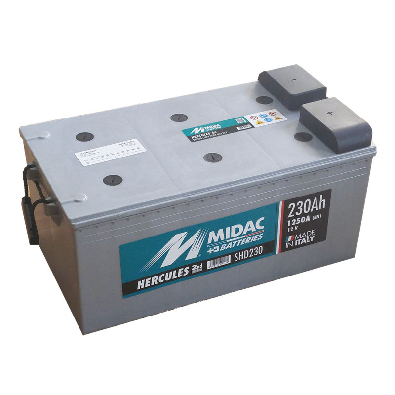Аккумулятор 6СТ-230A MIDAC HERCULES, 12V, 230Ah (+/-) евро мидак геркулес, 12В, 230Ач, EN1250A