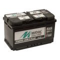 Аккумулятор 6СТ-80 Ah MIDAC ITINERIS START STOP AGM, 12V, 80Ah, R Мидак Итинерис, 12В, 80Ач, EN800А