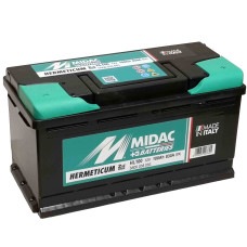 Аккумулятор 6СТ-100 MIDAC HERMETICUM L, 12V, 100Ah (-/+) евро, Мидак Герметикум, 12В, 100Ач, EN830А