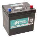 Аккумулятор 6СТ-60A MIDAC HERMETICUM Asia, 12V, 60Ah, (-/+) евро, Мидак Герметикум азия, 12В, 60Ач, EN460А