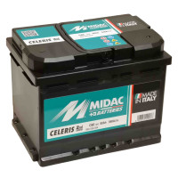 Акумулятор 6СТ-60A MIDAC CELERIS, 12V, 60Ah (-/+) Євро, Мідак Селерис, 12В, 60Ач, EN540А