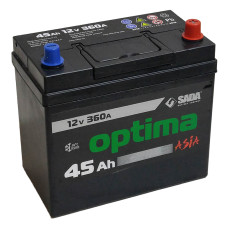 Автомобильный аккумулятор Optima Asia 6СТ-45 (-/+) Евро оптима азия 12В 45Ач 360А