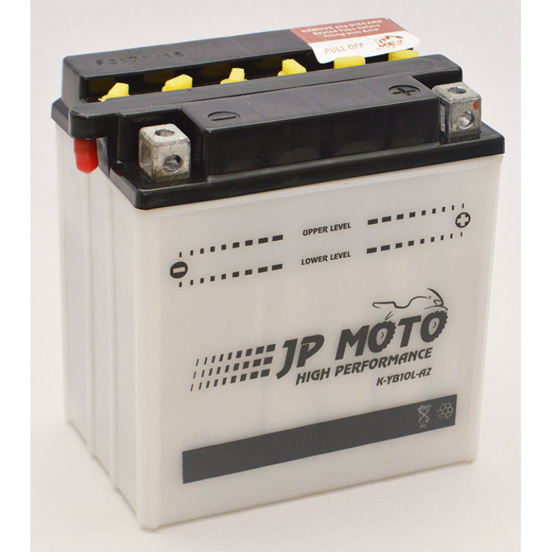 Аккумулятор 11Ah-12v Y-CB10L-A2 (YB10L-A2) JP MOTO (135х90х145), R, EN160