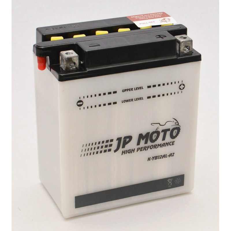 Аккумулятор 12Ah-12v CB12AL-A2 (YB12AL-A2) JP MOTO (134х80х160), R, EN155