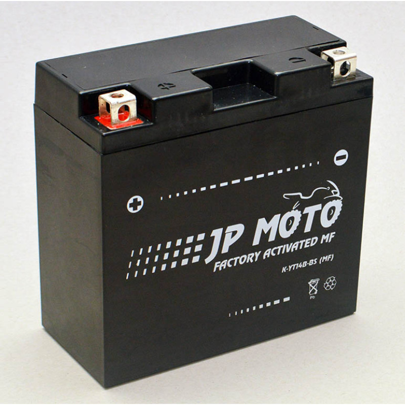 Аккумулятор 12Ah-12v YT14B-BS JP MOTO (150х70х145), L, EN150