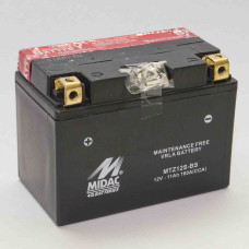 Аккумулятор 11Ah-12v MTZ12S-BS (YTZ12-BS) Midac Moto (150х87х110), L, EN160