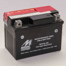 Аккумулятор 4Ah-12v MTX4L-BS (YTX4L-BS) Midac Moto (113х70х86), R, EN50