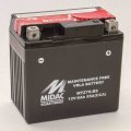 Аккумулятор 6Ah-12v MTZ7S-BS (YTZ7-BS) Midac Moto (113х70х105), R, EN95