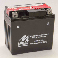 Аккумулятор 6Ah-12v MTZ7S-BS (YTZ7-BS) Midac Moto (113х70х105), R, EN95