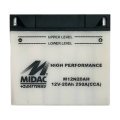 Аккумулятор 20Ah-12v M12N20AH Midac Moto (186х82х171), R, EN250