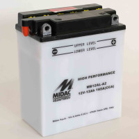 Аккумулятор 12Ah-12v MB12AL-A2 (YB12AL-A2) Midac Moto (134х80х160), R, EN165