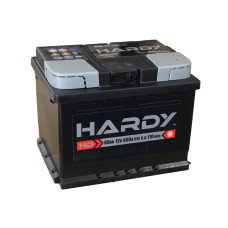 Автомобильный аккумулятор Hardy 6СТ-60 (-/+) 12В 60АH 600А