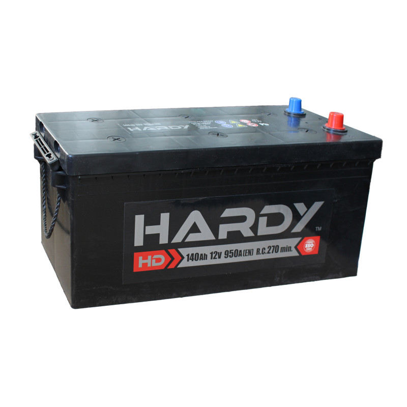 Автомобильный аккумулятор Hardy 6СТ-140 (+/-) 12В 140АH 950А