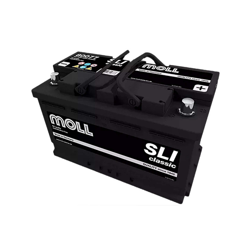 Аккумулятор MOLL SLI classic 77Ah(Ач) 655A