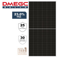 Монокристалічна сонячна панель DMEGC DM465G12RT-G48HBW INFINITY-RT n-type Bifacial