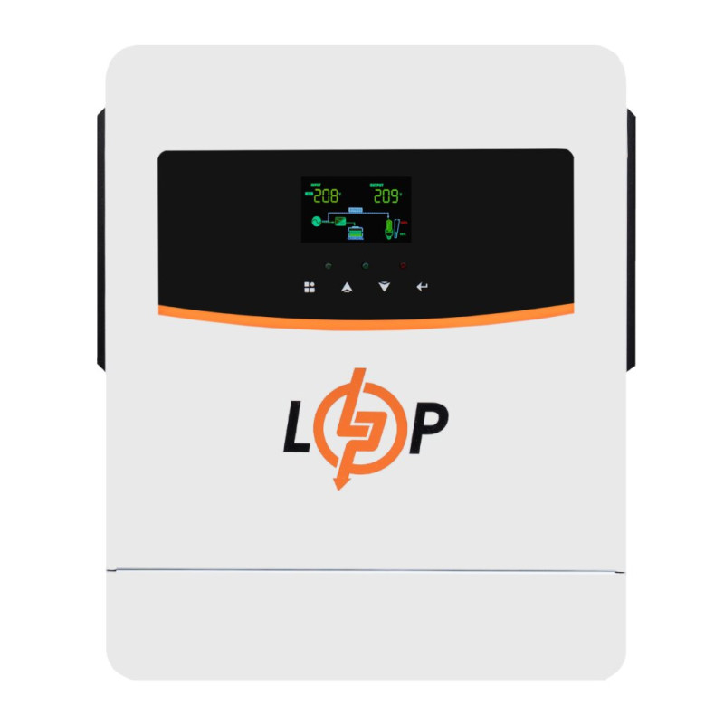 Гибридный солнечный инвертор (ИБП) LPW-HY-1000VA (1000 Вт), 12 V, 40 A, MPPT 20–150 V, OFF GRID