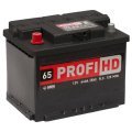 Автомобильный аккумулятор SADA PROFI HD 6СТ-65 (+/-) сада профи 12В 65Ач 640А